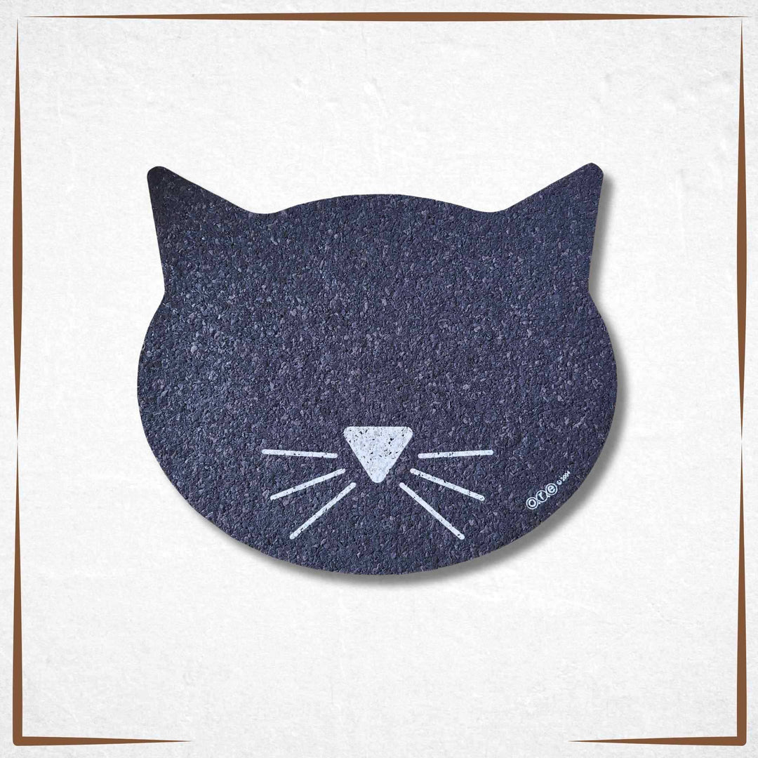 Small Cat Food Mat Eco-Friendly - Cat