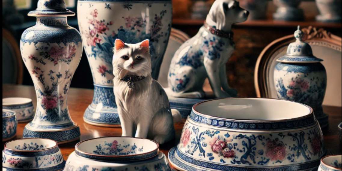 Chinoiserie Pet Bowls collection