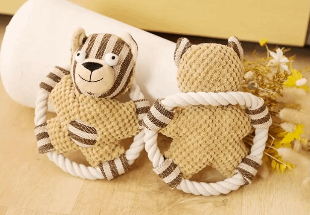 Dog Toy - Brown paw Bear