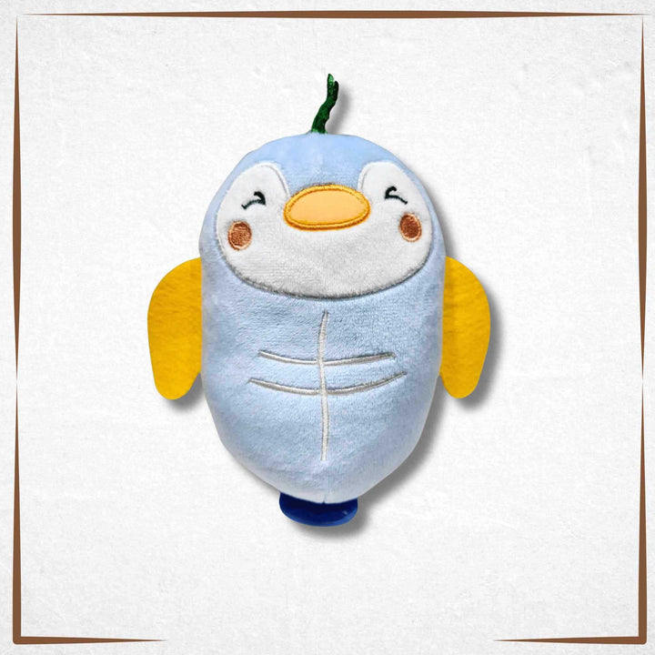 Dog Toy - Blue Penguin Yellow Wing