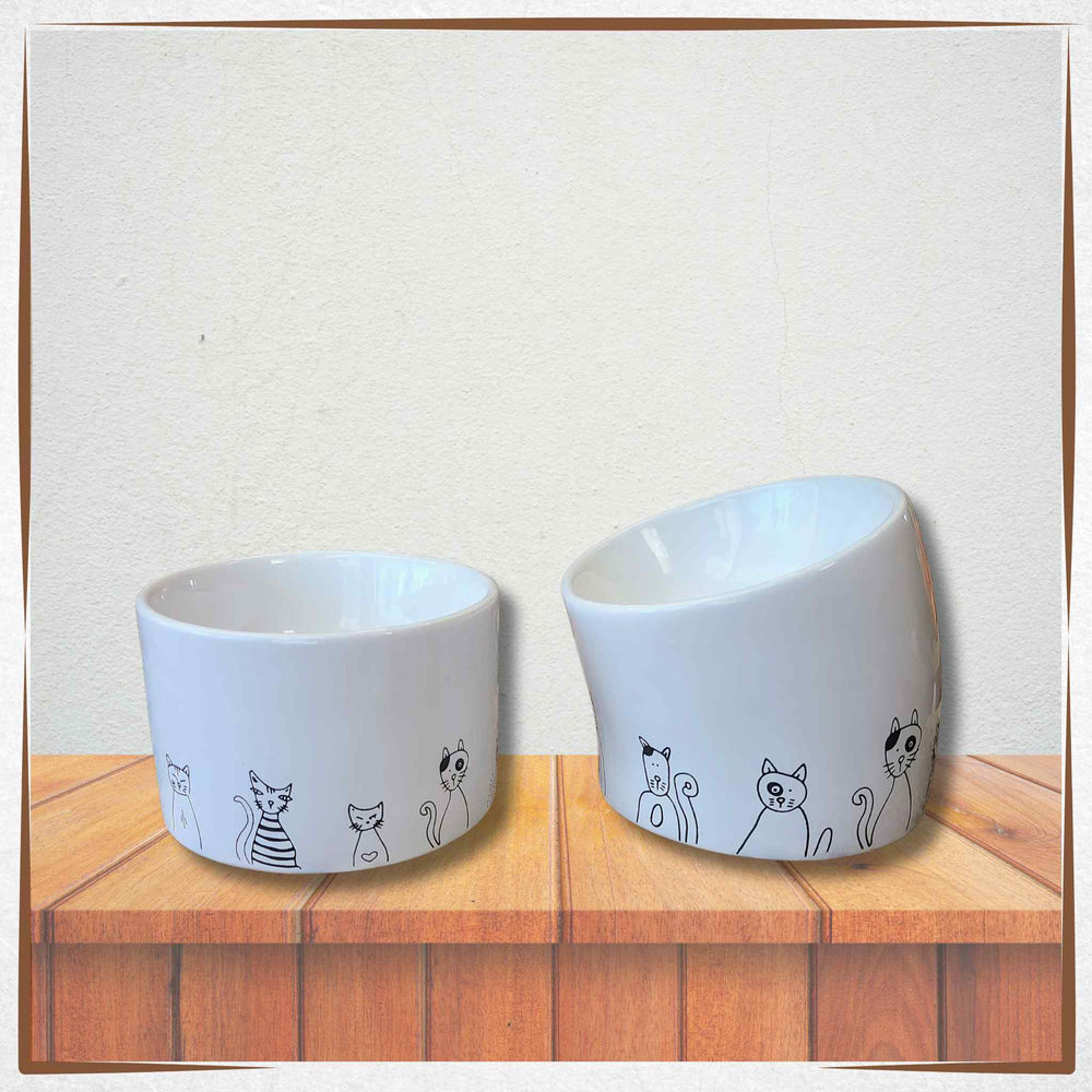 Large Cat Bowls - Multiple Cats