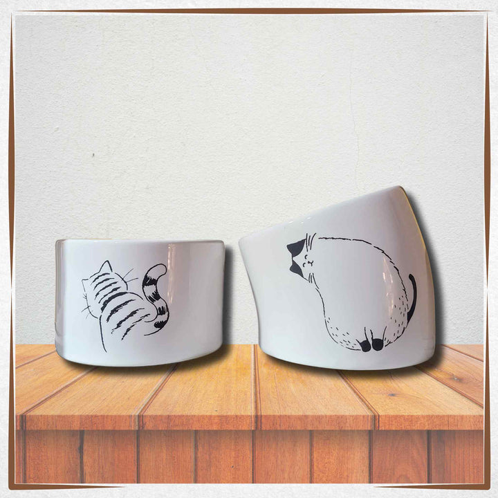 Large Cat Bowls - Single Cat