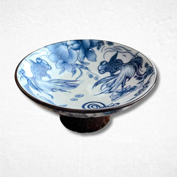 Chinoiserie Cat Plate - Goldfish