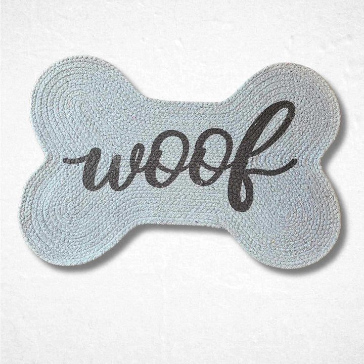 Large Dog Bowl Mat - Bone Style 2