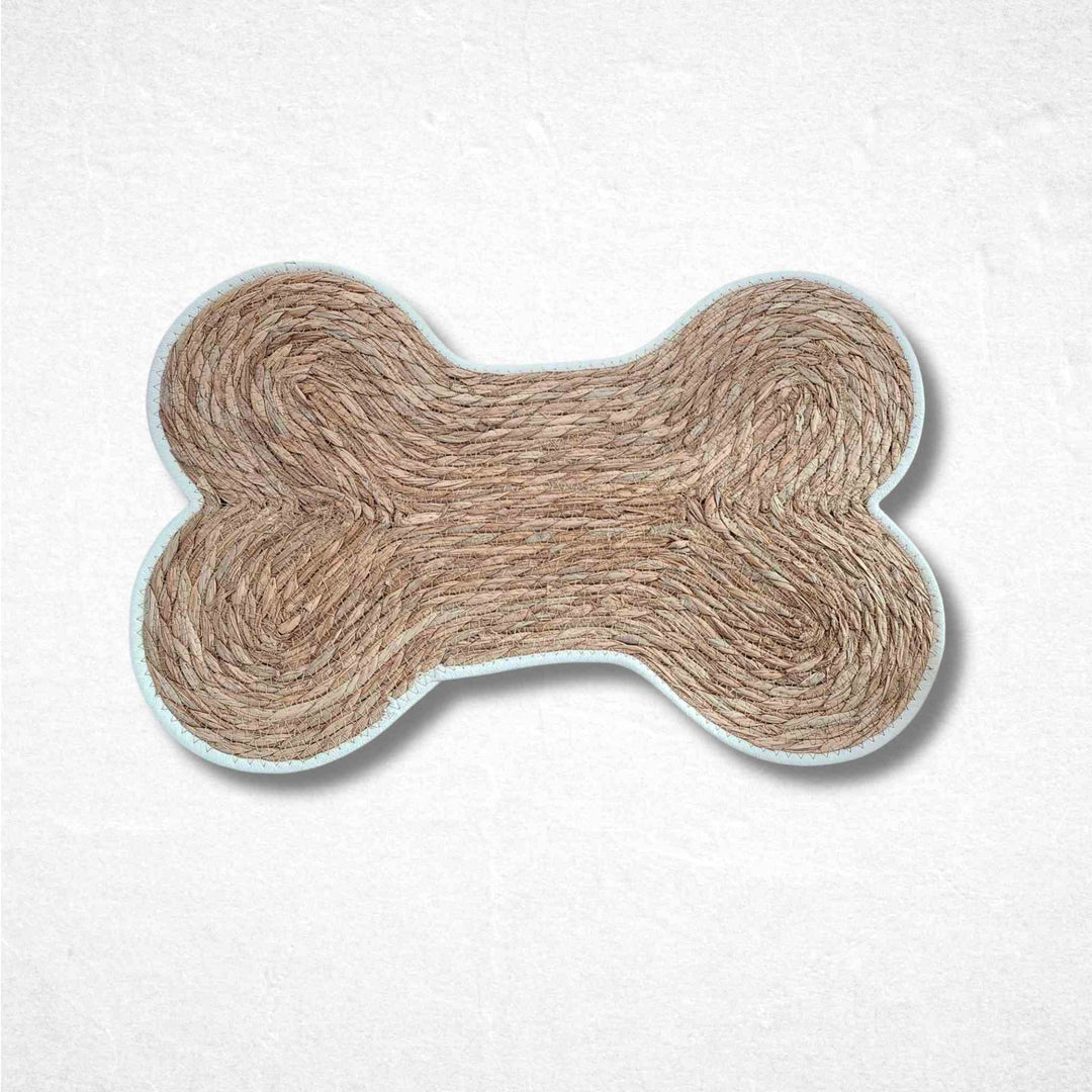 Dog Placemat - Eco-friendly 100% Natural Bone shaped