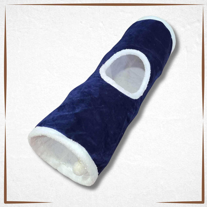 Soft Cat Play Tunnel Blue