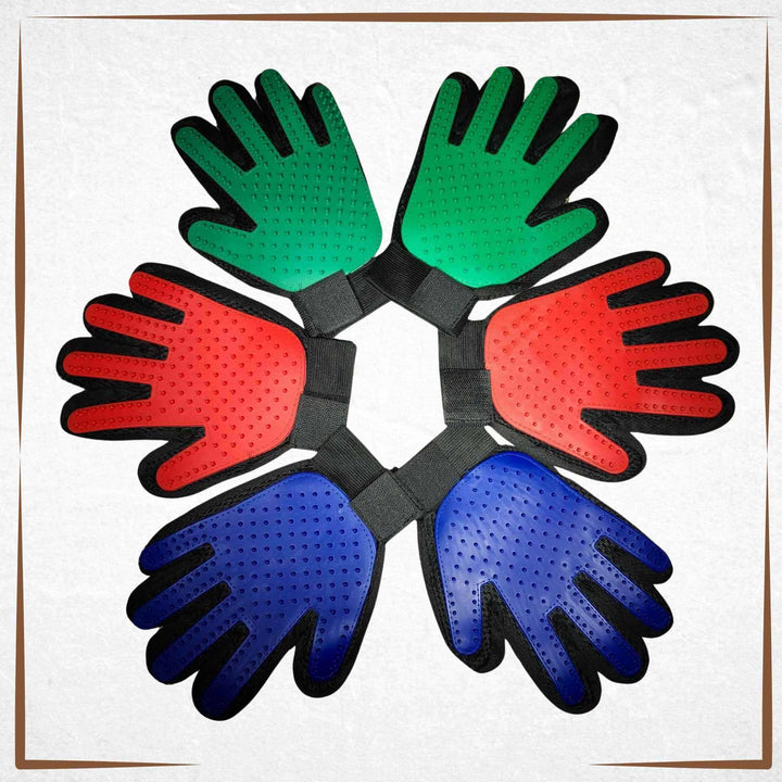 Grooming Glove Brush Rubber