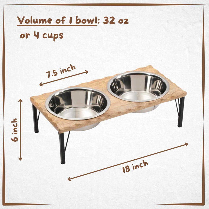 Large Dog Bowls Set IndiPet