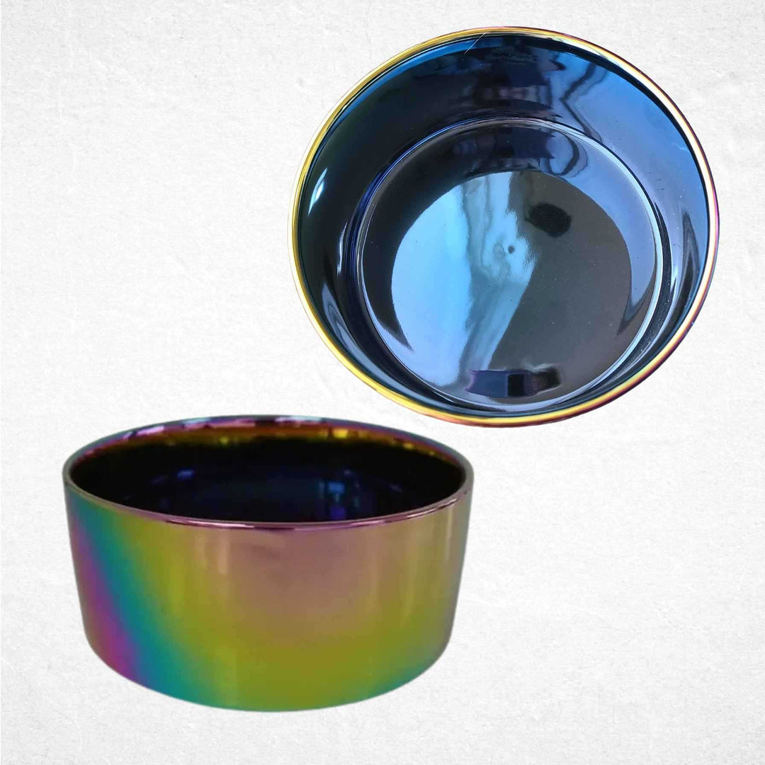 Ceramic Dog Bowl - Luigi - oil spill