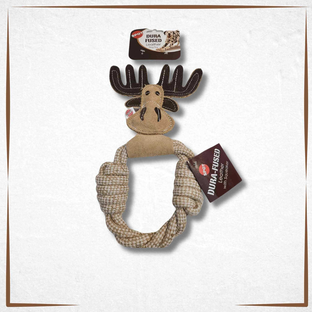 dog rope toy moose