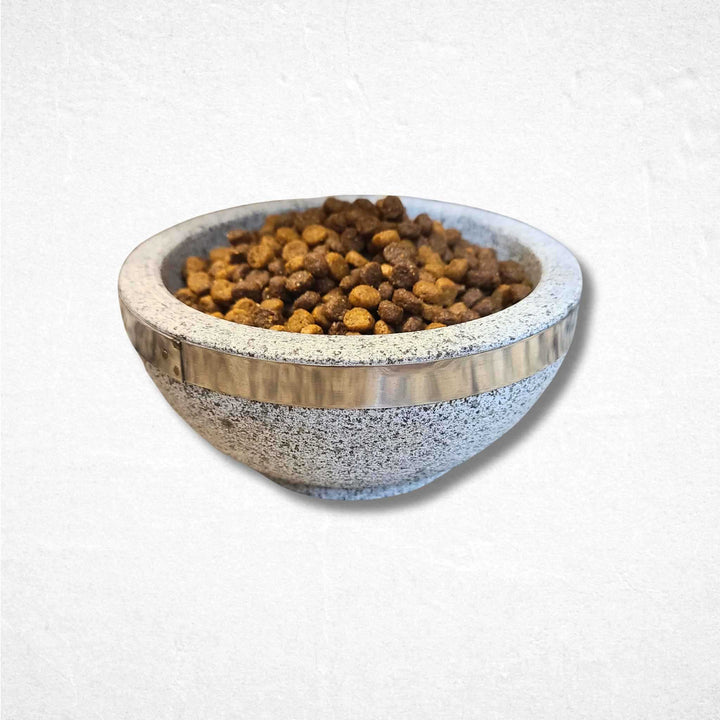 Natural Stone Cat Bowl