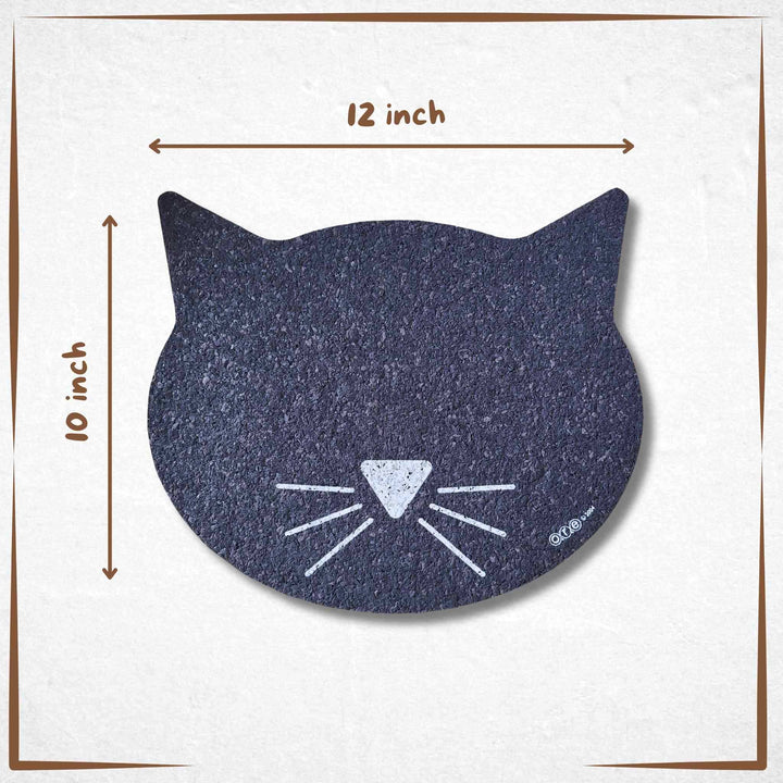 Small Cat Food Mat Eco-Friendly - Cat 