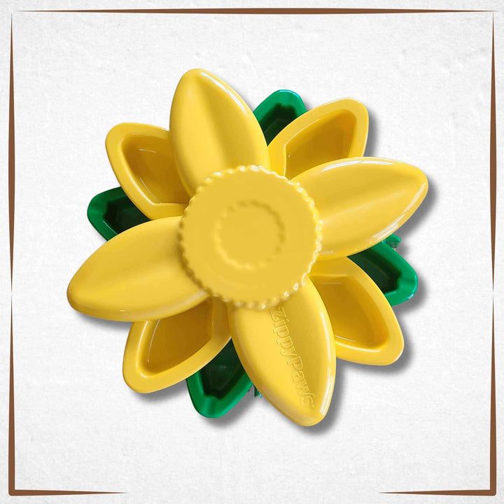 Dog Puzzle Feeder ZeepyPaws - Sunflower 