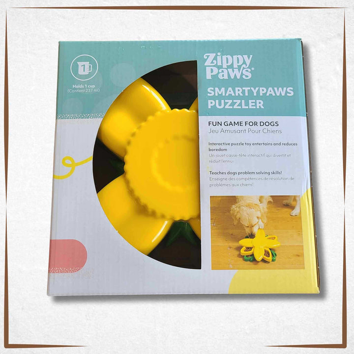 Dog Puzzle Feeder ZeepyPaws - Sunflower 