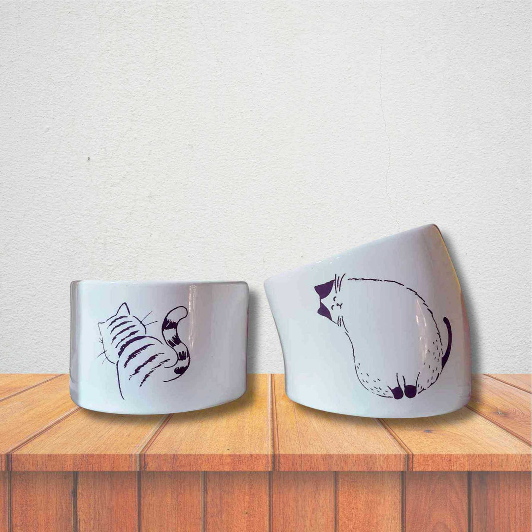 Large Cat Bowls - Single Cat