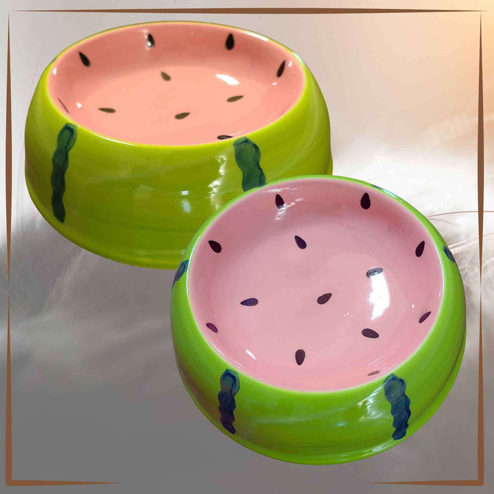 Ceramic Food Bowl Watermelon