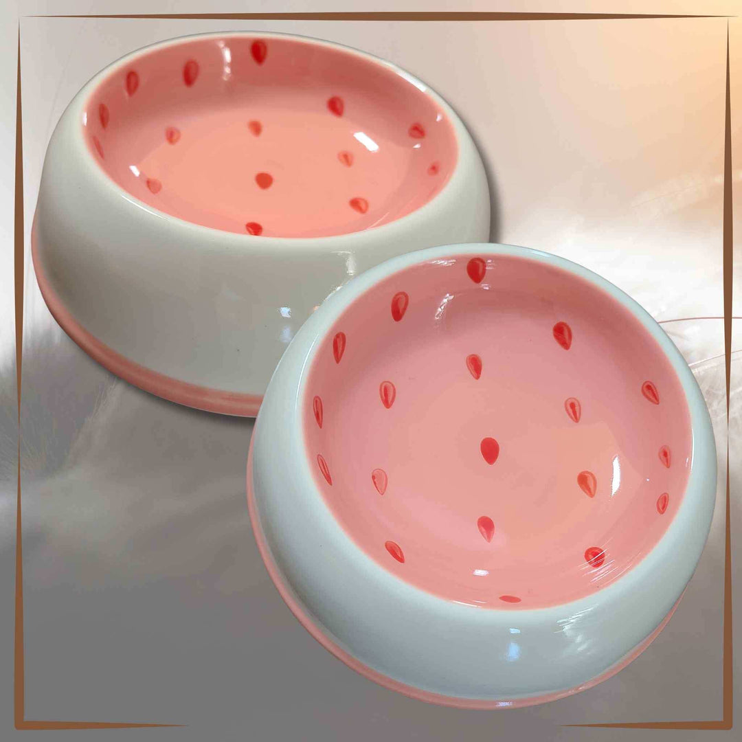 Ceramic Food Bowl Strawberry