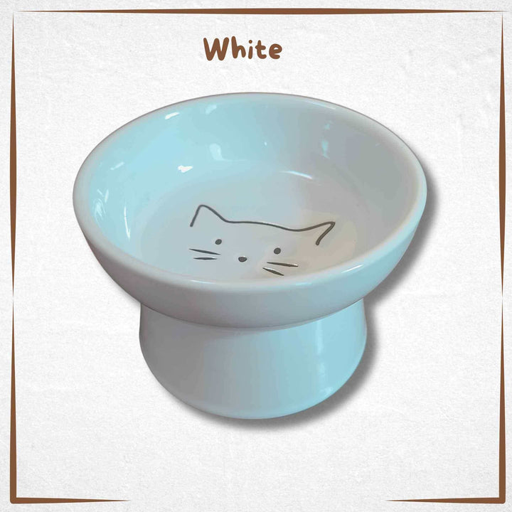 Raised Cat Bowl Small - Cat's Smile 