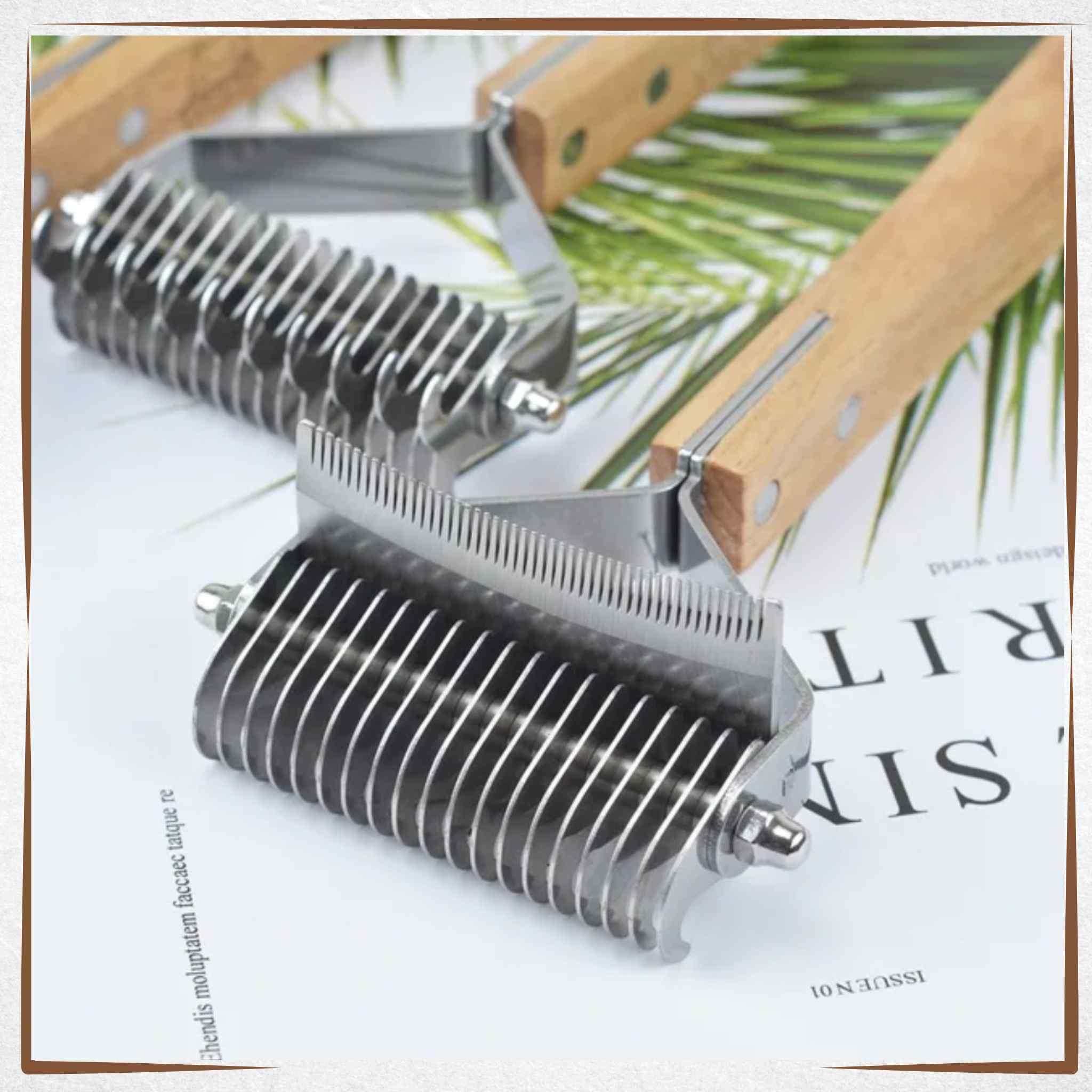 Dematting Comb with Undercoat Rank - 2-in-1 - At Buddy's Paws & Claws