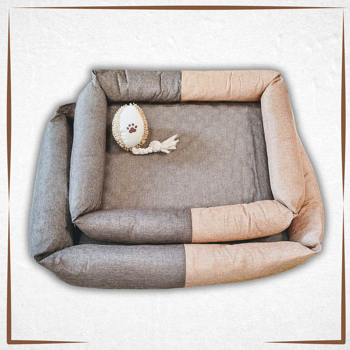 Two-Toned Dog Bed